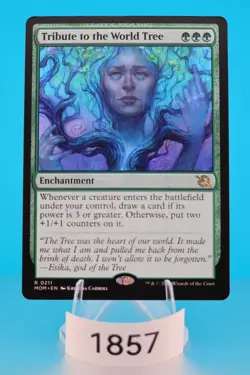 MTG Tribute to the World Tree March of the Machine Regular #211 - Image 1