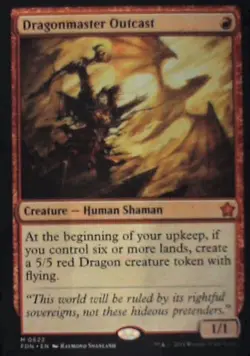 Dragonmaster Outcast - Foundations: #622, Magic: The Gathering Nm C252 - Image 1