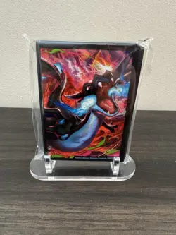 Pokemon TCG Phantasmal Flames UPC Sleeves - New Sealed Mega Charizard X - Image 1