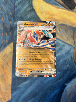 Pokemon TCG - Greninja ex Twilight Masquerade 106/167 Prize Pack Play Stamped NM - Image 1