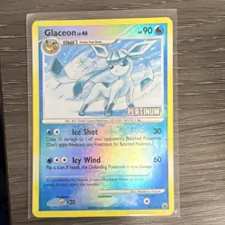Pokemon Glaceon 20/100 Burger King Platinum Promo Reverse Holo Rare TCG - Image 1