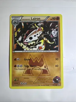 Pokemon XY Double Crisis 13/34 - TEAM MAGMA'S LAIRON, Unlimited Regular Common - Image 1
