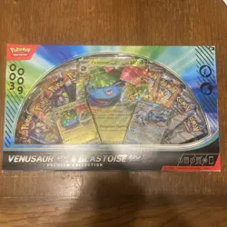 Venusaur ex & Blastoise ex Premium Collection Pokemon TCG New - Image 1