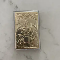 Pokemon Charizard 23K Gold Plated 1999 Nintendo - Image 1