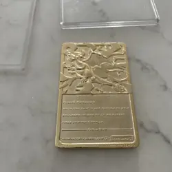 Pokemon Charizard 23K Gold Plated 1999 Nintendo - Image 3