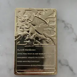 Pokemon Charizard 23K Gold Plated 1999 Nintendo - Image 4