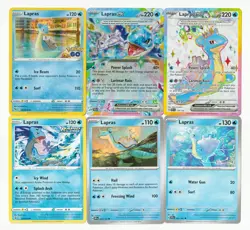 6x Lapras Ex Holo Lot 032/142 158/142 023/078 - Pokemon Stellar Crown (NM/LP) - Image 1