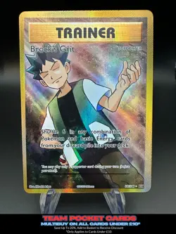 Brock's Grit 107/108, Evolutions, Pokemon, LP - Image 1