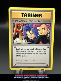Here Comes Team Rocket 113/108, Evolutions, Pokemon, LP - Image 1