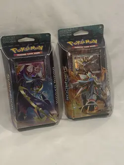 Pokemon Sun & Moon Guardians Rising Steel Sun And Hidden Moon Theme Decks Bundle - Image 1