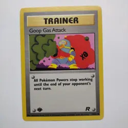 2000 Pokemon Team Rocket First Edition Goop Gas Attack #78/82 - Image 1