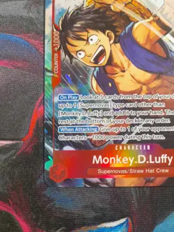 One Piece Monkey. D. Luffy - OP14-013 (Alternate Art) The Azure Sea's Seven SR* - Image 2