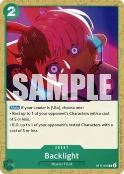 NM-Mint, English One Piece Backlight - ST11-003 - C Starter Deck 11: Uta One Pie - Image 1
