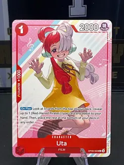 One Piece Card Game TCG Welcome Pack Vol 2 Uta OP09-002 - Image 1