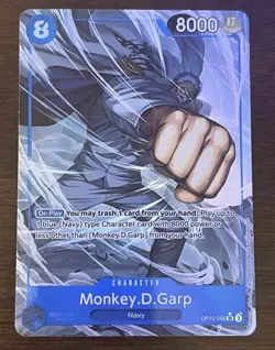 Monkey.D.Garp (Alt Art) OP12-056 Legacy of the Master One Piece English - Image 1