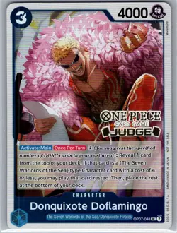 Donquixote Doflamingo (Judge Pack Vol. 5) OP07-048 English One Piece Promo - NM - Image 1