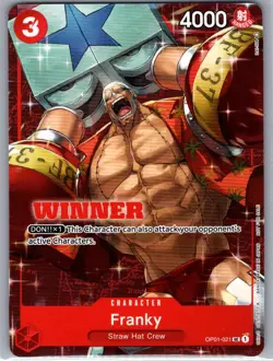 Franky (Tournament Pack Vol. 2) [Winner] OP01-021 English One Piece Promo - NM - Image 1