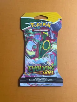 Pokemon TCG Sword & Shield Evolving Skies Sleeved Booster Pack - Image 1