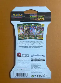 Pokemon TCG Sword & Shield Evolving Skies Sleeved Booster Pack - Image 2