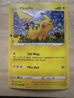 PIKACHU - SWSH039 Sword & Stone Black Star Promo - Pokemon TCG - Image 1