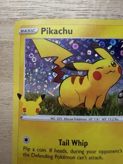 PIKACHU - SWSH039 Sword & Stone Black Star Promo - Pokemon TCG - Image 3