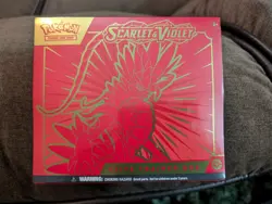 Pokemon TCG Scarlet and Violet Base Set ETB Elite Trainer Box Koraidon Sealed - Image 1