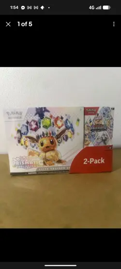 4x Pokemon Prismatic Evolutions - NEW SEALED Costco Booster Bundle + ETB - Image 1