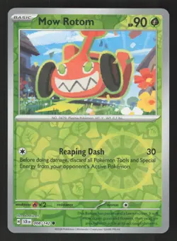 Mow Rotom 008/142 Reverse Holo Pokemon Stellar Crown - Image 1