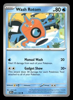 Wash Rotom 061/182 Common Pokemon SV10: Destined Rivals - Image 1