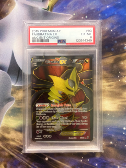 2015 POKEMON XY ANCIENT ORIGINS #93 FULL ART/GIRATINA EX PSA 6 - Image 1