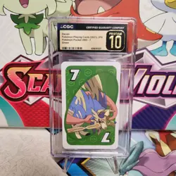 CGC 10 Pristine Zacian 7 Green - Pokemon Pocket UNO 2021 - SHIPS FAST *POP 6* - Image 1