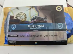 Disney Lorcana TCG Belle's House Enchanted 219/204 Into The Inklands Fresh pull - Image 1
