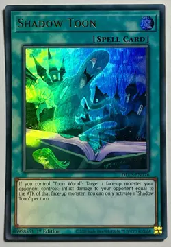Shadow Toon DLCS-EN076 (NM) Ultra Rare 1st Edition Yu-Gi-Oh! TCG Card - Image 1