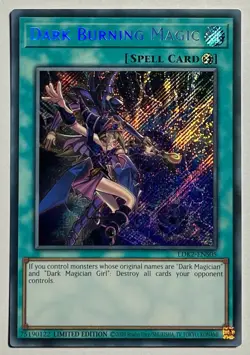Dark Burning Magic LDK2-ENS05 (NM) Secret Rare Limited Edition YuGiOh! Card - Image 1