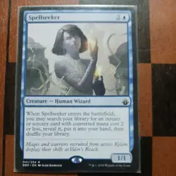 Mtg Spellseeker NM Battebond Magic The Gathering Creature Tutor Rare - Image 1