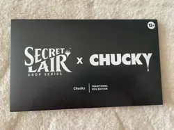 BRAND NEW sealed Secret Lair x Chucky FOIL Magic the Gathering MTG! - Image 1