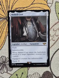 Mithril Coat MTG Legendary Artifact Equipment Rare Lord of the Rings Regular - Image 1