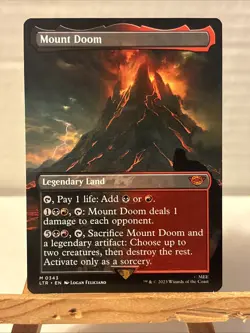 Mount Doom (Borderless) Universes Beyond: the Lord of the Rings: Tales of... - Image 1