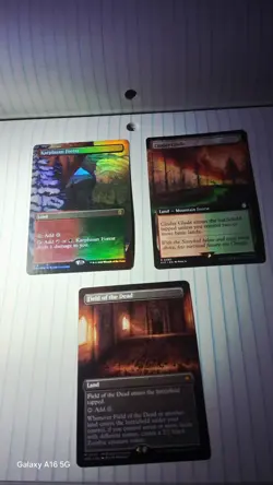 Field of the Dead MTG SPG Special Guests BORDERLESS+ Rare Foil Land - Image 1