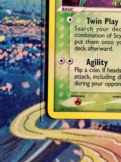 Scyther 46/115 EX Unseen Forces Stamped Reverse Holo Pokemon Card - Image 3