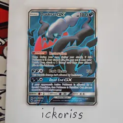 Pokemon Darkrai GX Full Art Ultra Rare Holo 139/147 Sm-Burning Shadows 180 HP - Image 1