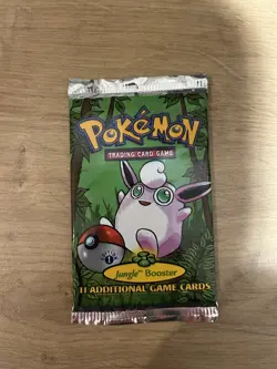 Pokemon Jungle Booster Pack 1st Edition Sealed, WOTC Wigglytuff Artwork - Image 1