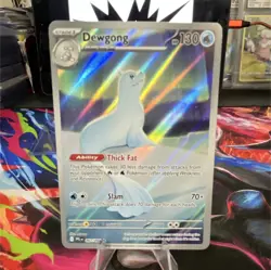 Pokemon TCG Dewgong 097/094 Me02 Phantasmal Flames Illustration Rare Holo 130HP - Image 1