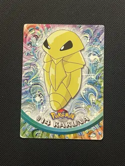 1999 Topps Pokemon TV Animation - Kakuna #14 Blue Label 1st Edition MP - Image 1