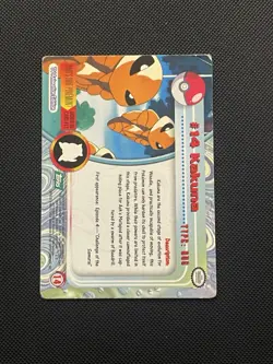 1999 Topps Pokemon TV Animation - Kakuna #14 Blue Label 1st Edition MP - Image 2