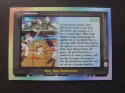 1999 Topps Pokemon Series 2 Rainbow Foil EP20 Bye, Bye Butterfree TV Animation** - Image 2