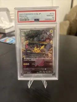 Pikachu ⭐ 173/165 Art Rare Sv2a 151 2023 Pokemon Japanese PSA 10 - Image 2