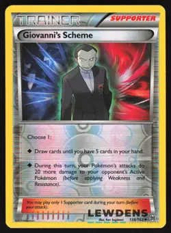 Giovanni's Scheme - 138/162 - Reverse Holo Uncommon - XY Breakthrough - Pokemon - Image 1