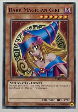 Dark Magician Girl YGLD-ENA04 (NM) Common Unlimited 2020 Yu-Gi-Oh! TCG - Image 1