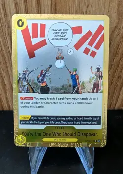 One Piece OP06-115 You're the One Who Should Disappear Wings of the Captain Foil - Image 1